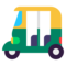 Auto Rickshaw emoji on Microsoft